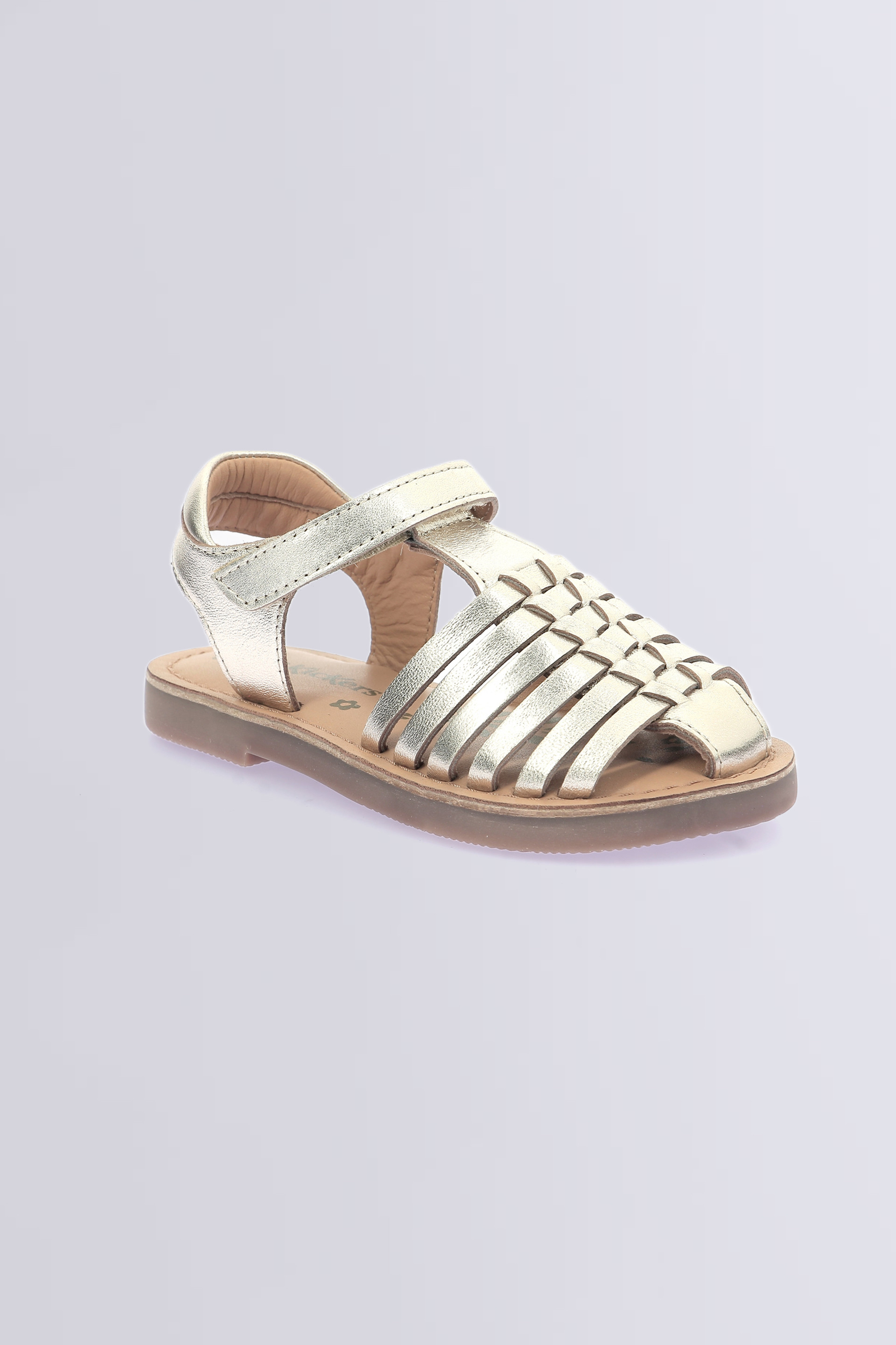 Kick Preklo - Sandales or pour fille de la marque Kickers  - Kids & Co © Officiel