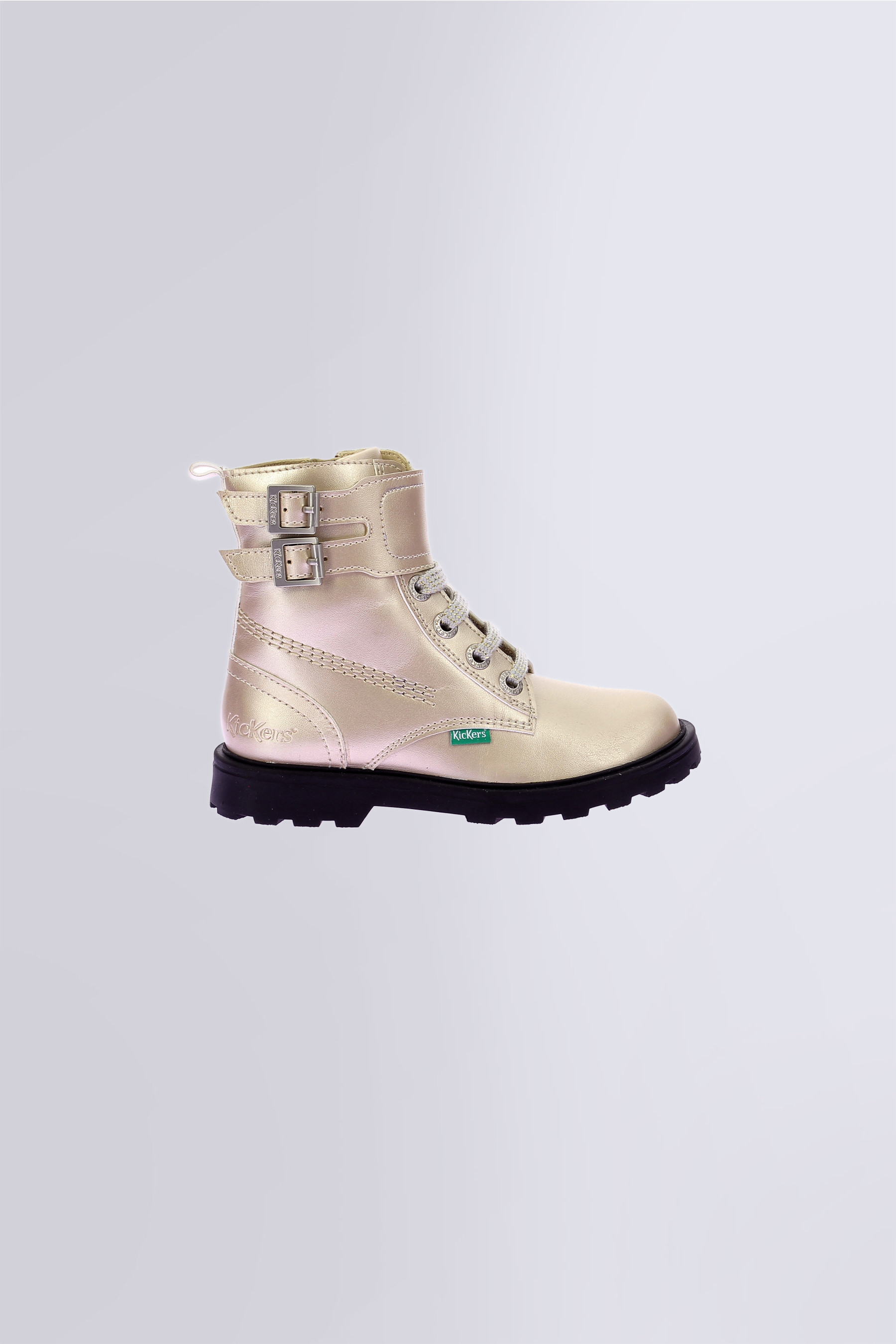 Kick Blush - Bottillons beige pour fille de la marque Kickers  - Kids & Co © Officiel
