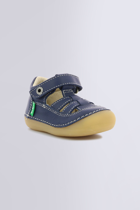 Sushy marine - Salomés pour fille de la marque Kickers - Kids & Co © Officiel Sushy marine - Salomés pour fille de la marque Kickers - Kids & Co © Officiel