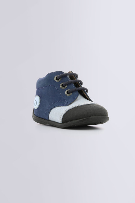Bottillons pour garçon Okidou bleu marine - chaussures pour bébé de la marque Aster - Kids and Co Bottillons pour garçon Okidou bleu marine - chaussures pour bébé de la marque Aster - Kids and Co