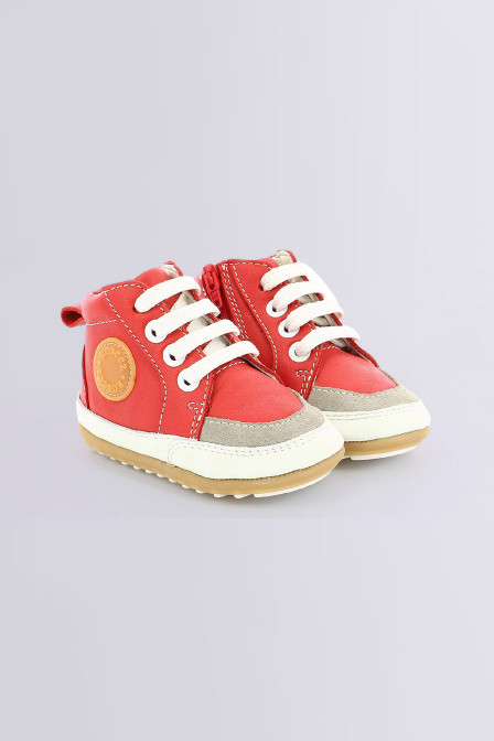Migo rouge - baskets pour fille et garçon - Kids & Co © Migo rouge - baskets pour fille et garçon - Kids & Co ©