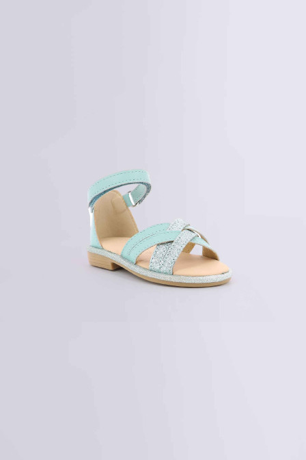 Sandales pour fille Giry turquoise - chaussures pour bébé de la marque Mod 8 - Kids and Co Sandales pour fille Giry turquoise - chaussures pour bébé de la marque Mod 8 - Kids and Co