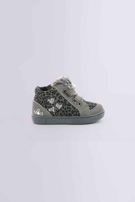 Bloye - Sneakers hautes gris pour fille de la marque Mod 8  - Kids & Co © Officiel