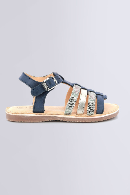 Drolote - Sandales marine et or pour fille de la marque Aster  - Kids & Co © Officiel