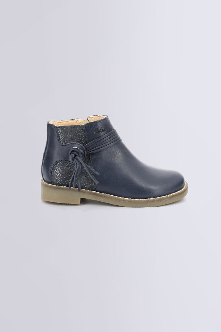 Wizia - Boots marine métallisé pour fille de la marque Aster  - Kids & Co © Officiel