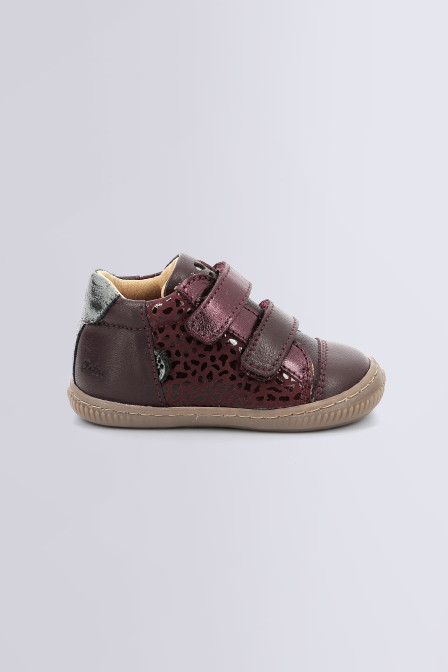 Frakro - Sneakers hautes bordeaux pour fille de la marque Aster  - Kids & Co © Officiel