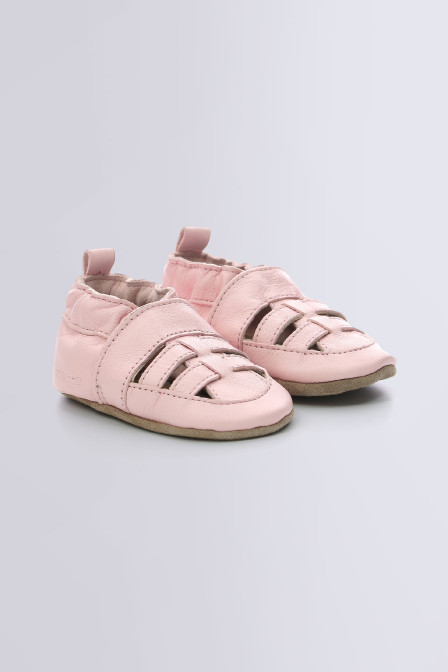 Sandiz Veg - Salomés rose clair pour fille et garçon de la marque Robeez  - Kids & Co © Officiel Sandiz Veg - Salomés rose clair pour fille et garçon de la marque Robeez  - Kids & Co © Officiel