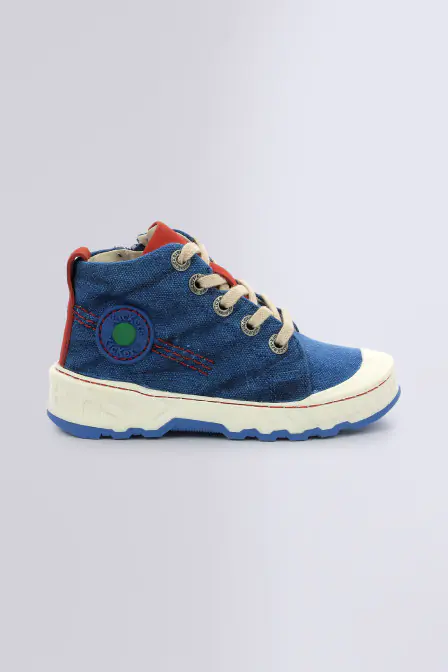 Kickrup - Sneakers Hautes bleu et rouge pour garçon de la marque Kickers - Kids & Co © Officiel Kickrup - Sneakers Hautes bleu et rouge pour garçon de la marque Kickers - Kids & Co © Officiel