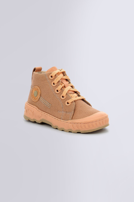 Kickrup - Sneakers hautes nude pour fille de la marque Kickers  - Kids & Co © Officiel Kickrup - Sneakers hautes nude pour fille de la marque Kickers  - Kids & Co © Officiel