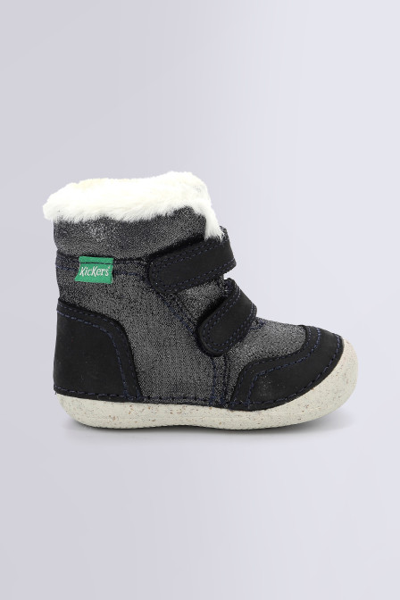 Sosnowkro - Boots marine pour fille de la marque Kickers  - Kids & Co © Officiel