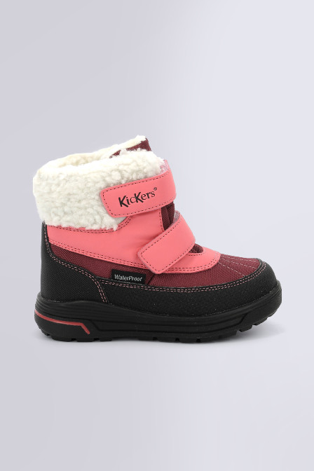 Kickbeddy - Boots rose pour fille et garçon de la marque Kickers  - Kids & Co © Officiel