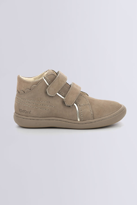 Kickmary - Bottillons taupe pour fille de la marque Kickers  - Kids & Co © Officiel