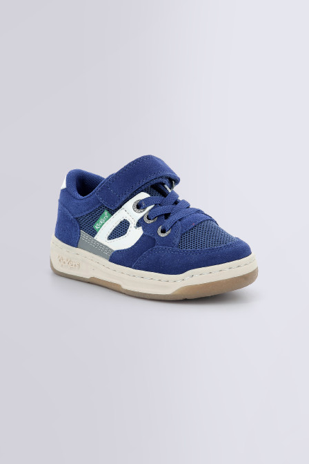 Kikouak - Sneakers marine et blanc pour garçon de la marque Kickers  - Kids & Co © Officiel Kikouak - Sneakers marine et blanc pour garçon de la marque Kickers  - Kids & Co © Officiel