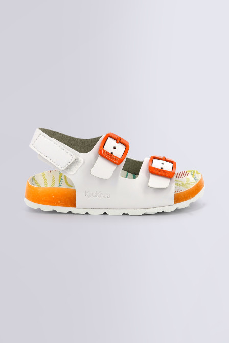Sunyva - Sandales blanches pour fille de la marque Kickers  - Kids & Co © Officiel