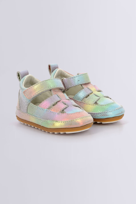 Miniz - Salomés multicolore pour fille de la marque Robeez  - Kids & Co © Officiel Miniz - Salomés multicolore pour fille de la marque Robeez  - Kids & Co © Officiel