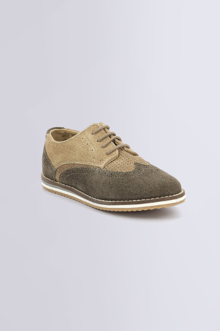 Derbies pour fille Loup kaki et beige - chaussures pour enfant de la marque Aster - Kids and Co Derbies pour fille Loup kaki et beige - chaussures pour enfant de la marque Aster - Kids and Co