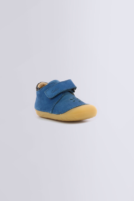 Bottillons pour fille Kimousi bleu - chaussures pour bébé de la marque Aster - Kids and Co Bottillons pour fille Kimousi bleu - chaussures pour bébé de la marque Aster - Kids and Co