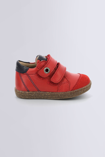 Washan rouge et marine fantaisie - baskets pour garçon - Kids & Co ©