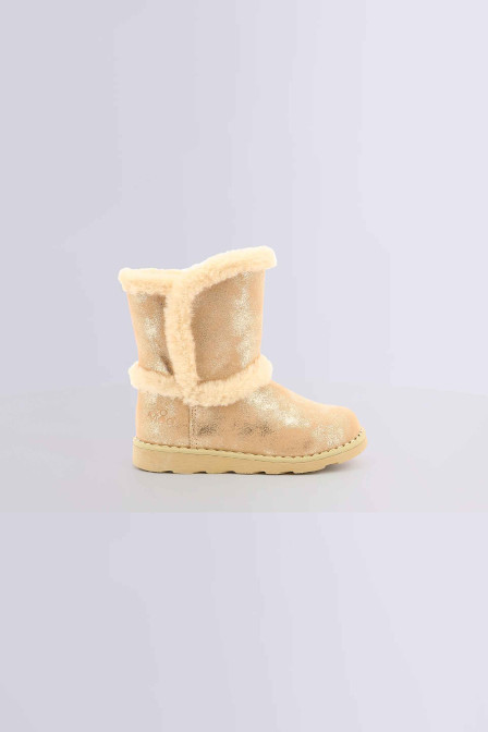Aldoux rose - bottines pour fille - Kids & Co ©
