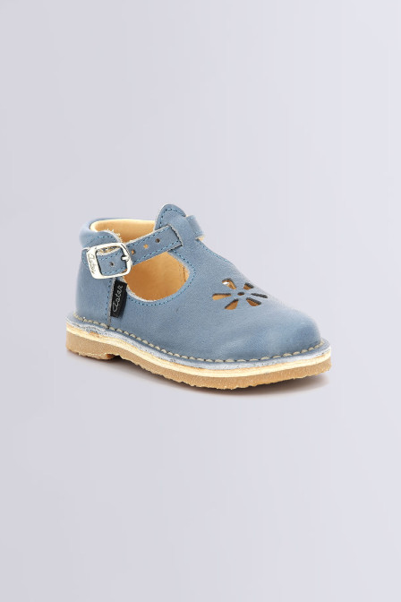 Bimbo - Salomés bleu pour fille et garçon de la marque Aster  - Kids & Co © Officiel Bimbo - Salomés bleu pour fille et garçon de la marque Aster  - Kids & Co © Officiel