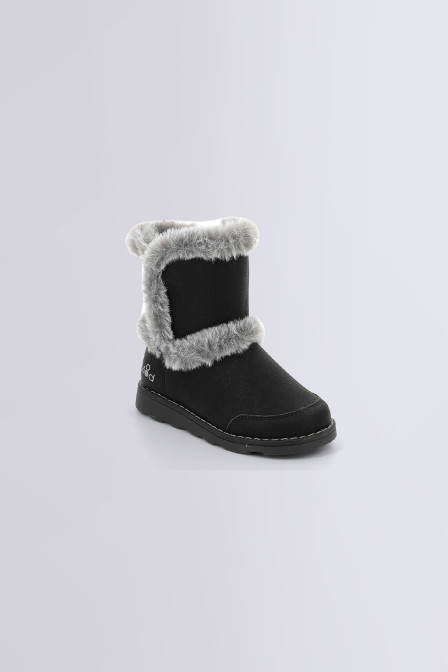 Aldouxa - Boots noir métallisé pour fille de la marque Mod 8  - Kids & Co © Officiel Aldouxa - Boots noir métallisé pour fille de la marque Mod 8  - Kids & Co © Officiel