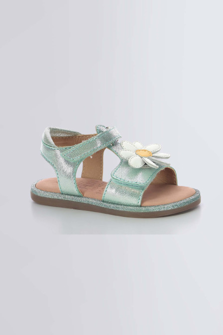 Paritt - Sandales bleu clair métallisé pour fille de la marque Mod 8  - Kids & Co © Officiel Paritt - Sandales bleu clair métallisé pour fille de la marque Mod 8  - Kids & Co © Officiel