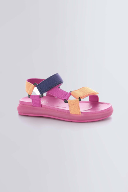 Lamis - Sandales fuchsia, orange et marine pour fille de la marque Mod 8  - Kids & Co © Officiel Lamis - Sandales fuchsia, orange et marine pour fille de la marque Mod 8  - Kids & Co © Officiel
