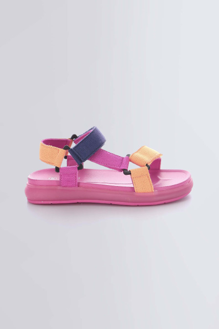 Lamis - Sandales fuchsia, orange et marine pour fille de la marque Mod 8  - Kids & Co © Officiel
