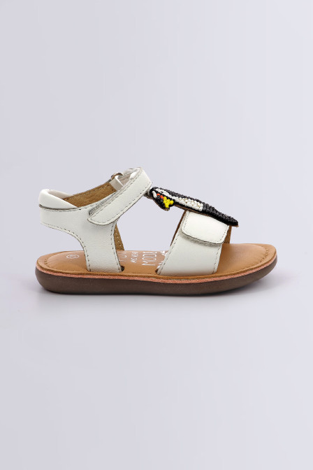 Cloonimals - Sandales blanches pour fille de la marque Mod 8  - Kids & Co © Officiel