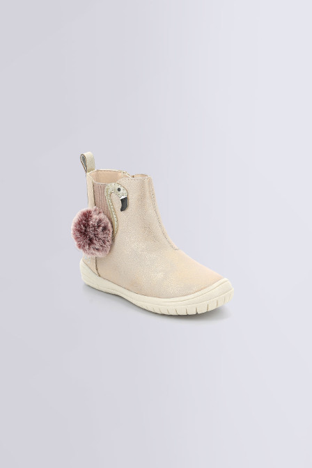 Fiany - Boots rose clair métallisé pour fille de la marque Mod 8  - Kids & Co © Officiel Fiany - Boots rose clair métallisé pour fille de la marque Mod 8  - Kids & Co © Officiel