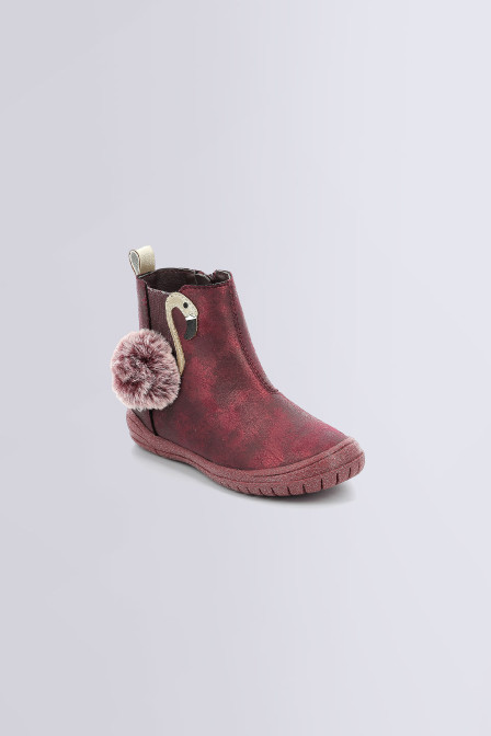 Fiany - Boots bordeaux métallisé pour fille de la marque Mod 8  - Kids & Co © Officiel Fiany - Boots bordeaux métallisé pour fille de la marque Mod 8  - Kids & Co © Officiel