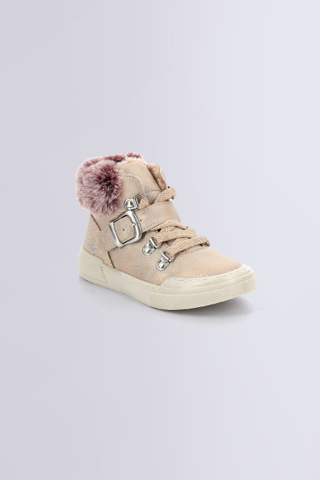 Arisnow - Boots rose clair métallisé pour fille de la marque Mod 8  - Kids & Co © Officiel Arisnow - Boots rose clair métallisé pour fille de la marque Mod 8  - Kids & Co © Officiel