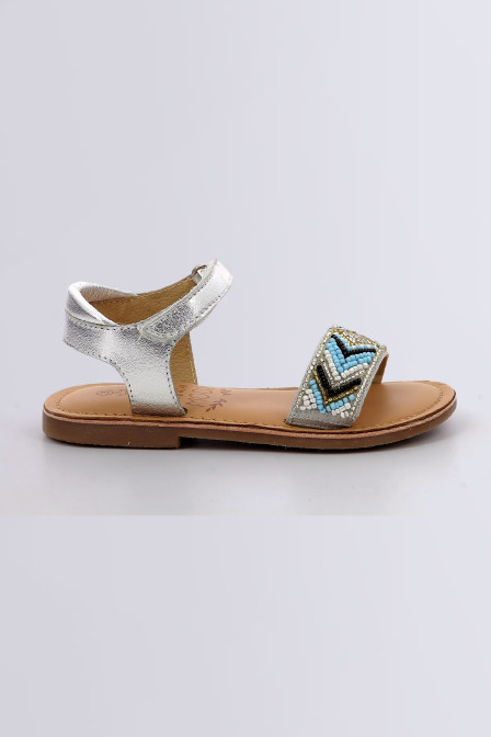 Capearls - Sandales argent pour fille de la marque Mod 8  - Kids & Co © Officiel