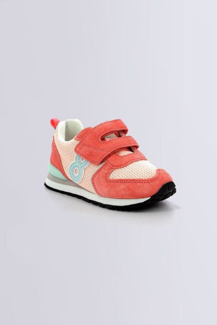 Snookies - Sneakers rose corail pour fille et garçon de la marque Mod 8 - Kids & Co © Officiel Snookies - Sneakers rose corail pour fille et garçon de la marque Mod 8 - Kids & Co © Officiel