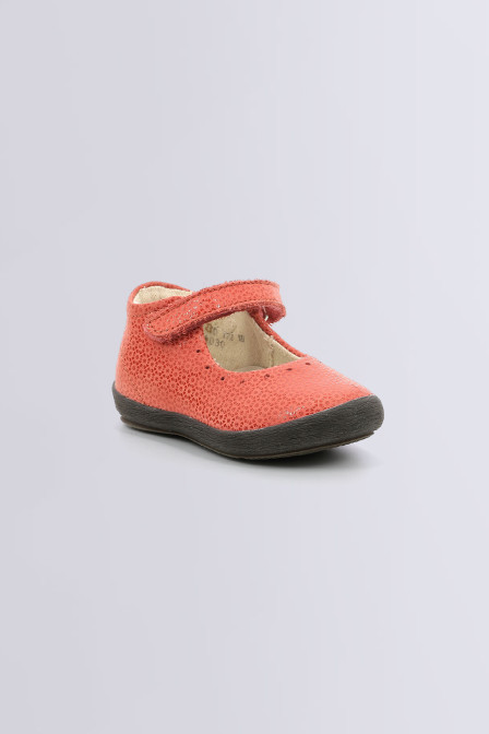 Babies pour fille Fify orange foncé - chaussures pour bébé de la marque Mod 8 - Kids and Co Babies pour fille Fify orange foncé - chaussures pour bébé de la marque Mod 8 - Kids and Co