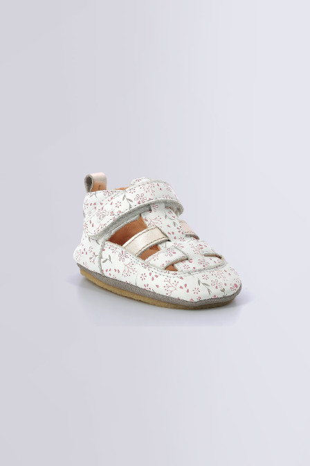 Layame - Salomés blanc floral pour fille de la marque Aster  - Kids & Co © Officiel Layame - Salomés blanc floral pour fille de la marque Aster  - Kids & Co © Officiel