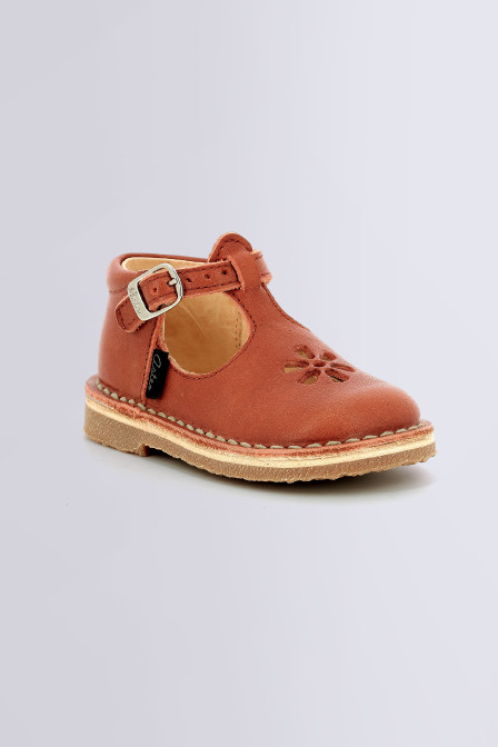 Bimbo - Salomés rouge terracotta pour fille et garçon de la marque Aster  - Kids & Co © Officiel Bimbo - Salomés rouge terracotta pour fille et garçon de la marque Aster  - Kids & Co © Officiel