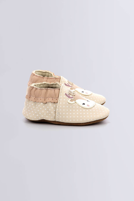 Fancy Snow - Chaussons beige clair pour fille de la marque Robeez  - Kids & Co © Officiel