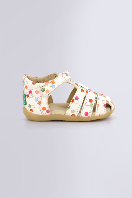 Bigflo - Sandales blanc pour fille de la marque Kickers  - Kids & Co © Officiel