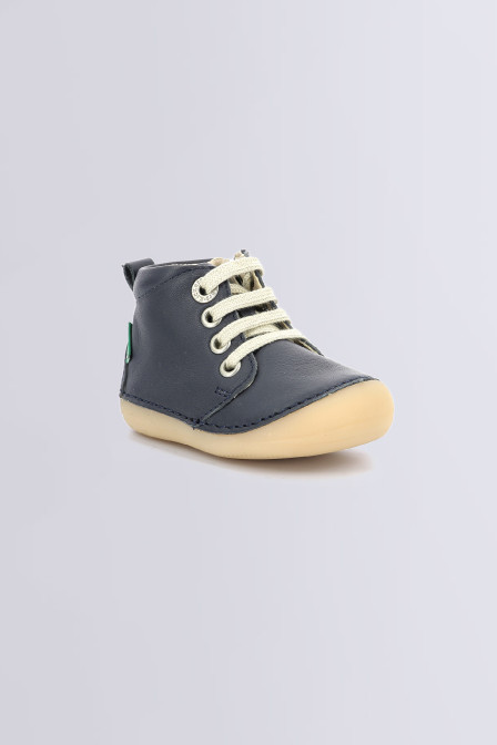 Sonizip - Bottillons marine pour garçon de la marque Kickers  - Kids & Co © Officiel Sonizip - Bottillons marine pour garçon de la marque Kickers  - Kids & Co © Officiel
