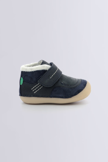 Soklimb - Bottillons marine pour garçon de la marque Kickers  - Kids & Co © Officiel