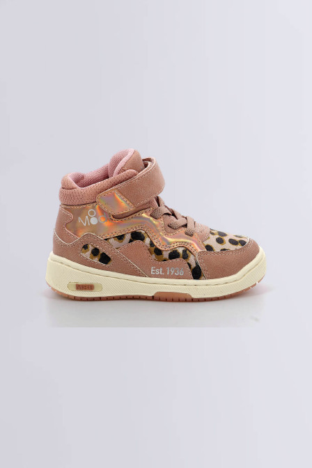 Dealmooding - Sneakers hautes rose à imprimé léopard pour fille de la marque Mod 8  - Kids & Co © Officiel