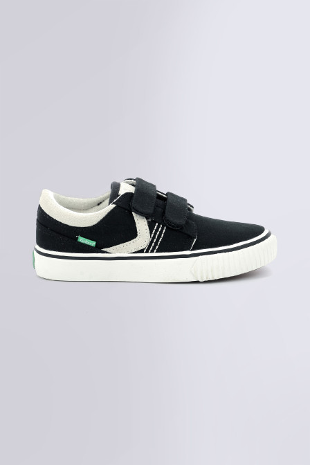 Kickslido - Sneakers noir et blanc pour fille et garçon de la marque Kickers  - Kids & Co © Officiel
