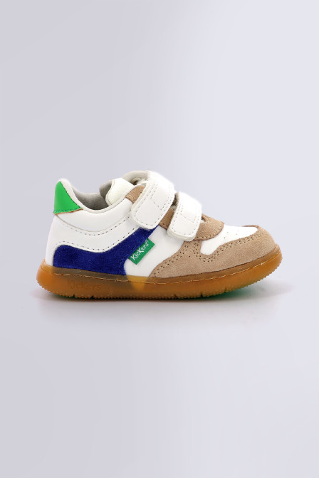 Kickmotion Beige bleu vert