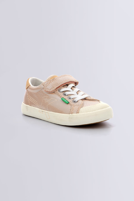 Kickgoldi - Sneakers rose pour fille de la marque Kickers  - Kids & Co © Officiel Kickgoldi - Sneakers rose pour fille de la marque Kickers  - Kids & Co © Officiel
