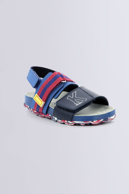 Sosport - Sandales bleu et rouge pour garçon de la marque Kickers  - Kids & Co © Officiel