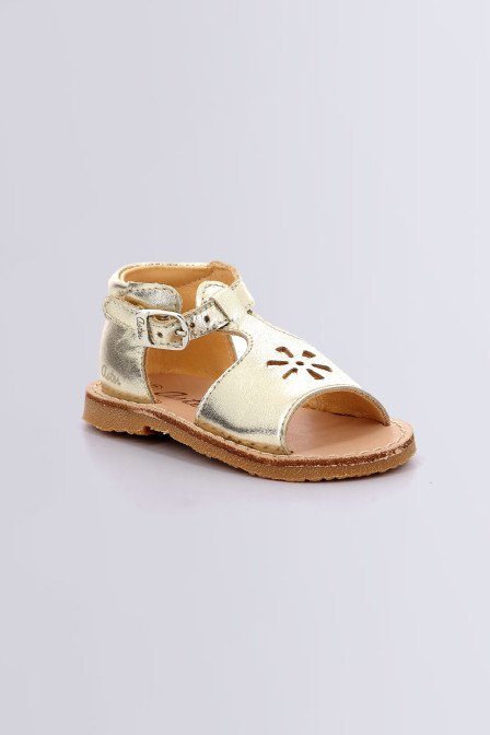 Bimbolo - Sandales or pour fille de la marque Aster  - Kids & Co © Officiel Bimbolo - Sandales or pour fille de la marque Aster  - Kids & Co © Officiel