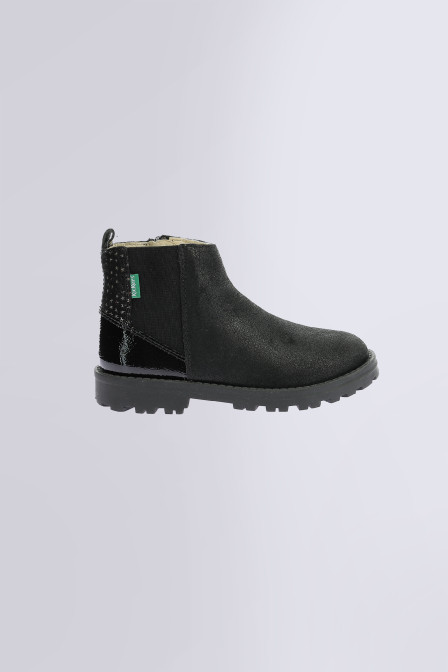 Groofit - Boots noires pour fille de la marque Kickers  - Kids & Co © Officiel