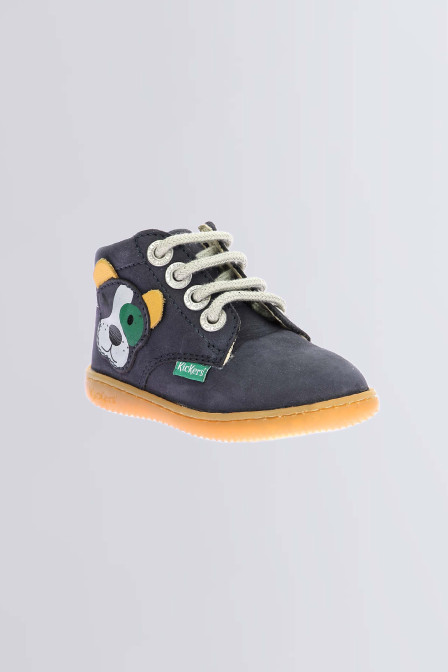 Kickbillista - Bottillons marine pour fille de la marque Kickers  - Kids & Co © Officiel Kickbillista - Bottillons marine pour fille de la marque Kickers  - Kids & Co © Officiel
