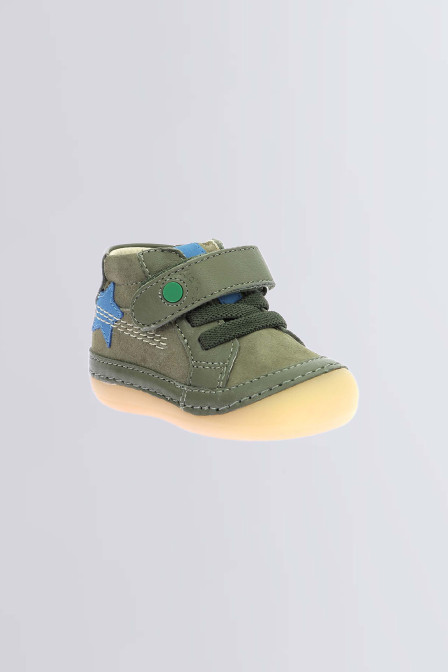 Sokistic - Bottillons kaki pour garçon de la marque Kickers  - Kids & Co © Officiel Sokistic - Bottillons kaki pour garçon de la marque Kickers  - Kids & Co © Officiel